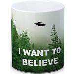 The X Files - I Want To Believe xfiles - Hochwertigen Kaffee Tee Tasse Becher