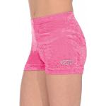 The Zone Shorts aus Knittersamt 24 Fluo Pink