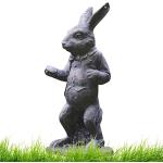 Hasen-Gartenfiguren aus Kunstharz 