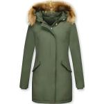 Reduzierte Grüne Winterjacken für Damen Größe XL für den für den Winter 