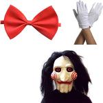 thematys JIGSAW Party Maske - Realistisches Faschings- & Halloween-Kostüm, Hochwertiges Latex, Atmungsaktiv, Universell Einsetzbar