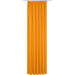 Orange Moderne Verdunkelungsvorhänge aus Baumwolle blickdicht 