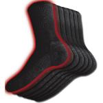 Schwarze bader Thermo-Socken aus Polyester für Damen 6-teilig für den für den Winter 