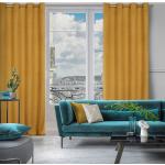 Reduzierte Gelbe Moderne Schlaufenschals & Ösenschals aus Polyester blickdicht 