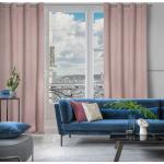 Pinke Moderne Schlaufenschals & Ösenschals aus Polyester blickdicht 