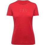 Rote Langärmelige Thermowave T-Shirts aus Wolle für Damen Größe XL 