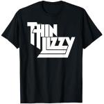 Thin Lizzy – White Stacked Logo T-Shirt
