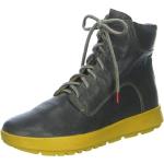 Grüne Think! Comoda Nachhaltige Stiefeletten & Boots mit Schnürsenkel aus Leder Größe 36,5 