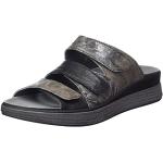 Schwarze Think! Meggie Nachhaltige Damenclogs & Damenpantoletten aus Leder mit herausnehmbarem Fußbett Größe 39 