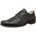 Schwarze Business Think! Guru Nachhaltige Derby Schuhe mit Schnürsenkel für Herren Größe 42,5 