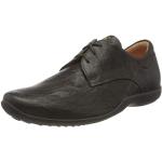 Reduzierte Business Think! Stone Nachhaltige Derby Schuhe mit Schnürsenkel aus Glattleder für Herren Größe 43,5 