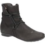 Schwarze Think! Keshuel Nachhaltige Stiefeletten & Boots mit Schnürsenkel aus Leder Größe 36 