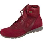Rote Think! Nachhaltige Stiefel aus Glattleder Größe 42 