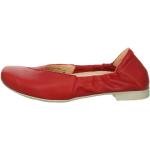Reduzierte Rote Think! Gaudi Nachhaltige Lederschuhe & Kunstlederschuhe aus Leder für Damen Größe 38,5 