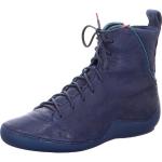 Blaue Think! Kapsl Nachhaltige Plateauabsatz Ankle Boots & Klassische Stiefeletten mit Schnürsenkel aus Leder für Damen Größe 39,5 