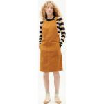Braune Thinking Mu Bio Nachhaltige Sommerkleider mit Knopf aus Baumwolle für Damen Größe L 