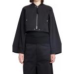 Reduzierte Schwarze Streetwear thom/krom Mini Bomberjacken mit Reißverschluss aus Baumwolle für Damen Größe L 