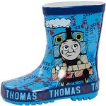 Blaue Thomas & seine Freunde Thomas die kleine Lokomotive Kindergummistiefel & Kindersegelstiefel aus Gummi rutschfest Größe 25,5 