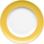 Gelbe Unifarbene Thomas Sunny Day Frühstücksteller aus Porzellan 