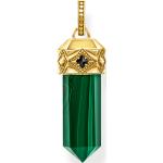 Grüne Thomas Sabo Bettelarmbänder & Sammelarmbänder vergoldet aus Kristall mit Malachit für Herren 