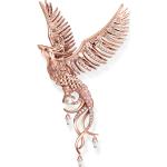 Rosa Thomas Sabo Charms mit Vogel-Motiv mit Zirkonia handgemacht für Damen 