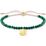 Grüne Thomas Sabo Edelstein Armbänder vergoldet aus Silber mit Malachit für Damen 