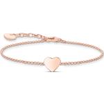 Goldene Thomas Sabo Herz Armbänder glänzend aus Silber personalisiert für Damen 