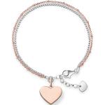 Silberne Thomas Sabo Herz Armbänder aus Rosegold graviert für Damen zum Valentinstag 