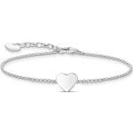 Silberne Thomas Sabo Herz Armbänder glänzend aus Silber personalisiert für Damen 