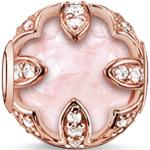 Reduzierte Pinke Elegante Thomas Sabo Beads aus Silber mit Rosenquarz für Damen 