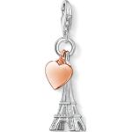 Silberne Thomas Sabo Charms mit Eiffelturm-Motiv aus Rosegold für Damen 
