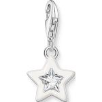 Silberne Sterne Thomas Sabo Charms mit Weihnachts-Motiv mit Zirkonia für Damen 