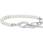 Silberne Elegante Thomas Sabo Bettelarmbänder & Sammelarmbänder aus Silber mit Echte Perle für Damen 