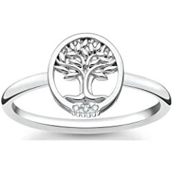 THOMAS SABO Damen Ring Tree of Love mit weißen Ste