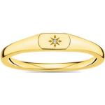 Goldene Sterne Thomas Sabo Vergoldete Ringe aus vergoldet für Damen Größe 58 