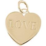 THOMAS SABO Herz Love Special Addition Anhänger mit Öse Silber vergoldet PE436-413-12