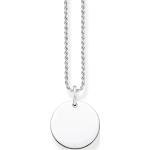 Silberne Thomas Sabo Silberketten mit Namen glänzend personalisiert für Damen 