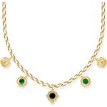 Gelbe Antike Thomas Sabo Edelsteinketten vergoldet mit Zirkonia graviert für Damen 
