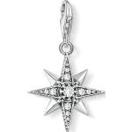 Silberne Sterne Sternanhänger mit Zirkonia 