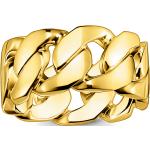 Goldene Elegante Thomas Sabo Vergoldete Ringe vergoldet handgemacht für Damen Größe 48 