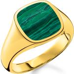 Thomas Sabo Ring klassisch grün-gold grün