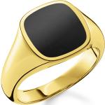 Thomas Sabo Ring klassisch schwarz-gold schwarz