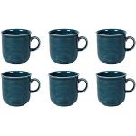 Blaue Moderne Thomas Trend Kaffeebecher aus Porzellan 6-teilig 