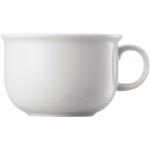 Weiße Moderne Teetassen groß aus Porzellan 