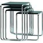 Hellbraune Moderne Thonet Rechteckige Design Tische gebeizt aus Buche stapelbar Breite 0-50cm, Höhe 0-50cm, Tiefe 0-50cm 