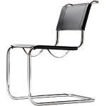 Schwarze Thonet Designer Stühle aus Leder Breite 0-50cm, Höhe 0-50cm, Tiefe 0-50cm 