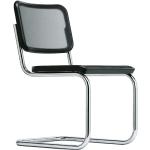 Schwarze Moderne Thonet Stühle im Bauhausstil gebeizt aus Massivholz Breite 0-50cm, Höhe 50-100cm, Tiefe 50-100cm 