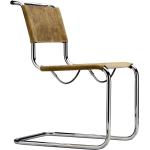 Braune Moderne Thonet Designer Stühle aus Büffelleder Breite 0-50cm, Höhe 0-50cm, Tiefe 0-50cm 