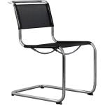 Schwarze Moderne Thonet Designer Stühle aus Chrom Breite 0-50cm, Höhe 0-50cm, Tiefe 0-50cm 