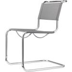 Silberne Moderne Thonet Designer Stühle aus Chrom Breite 0-50cm, Höhe 0-50cm, Tiefe 0-50cm 
